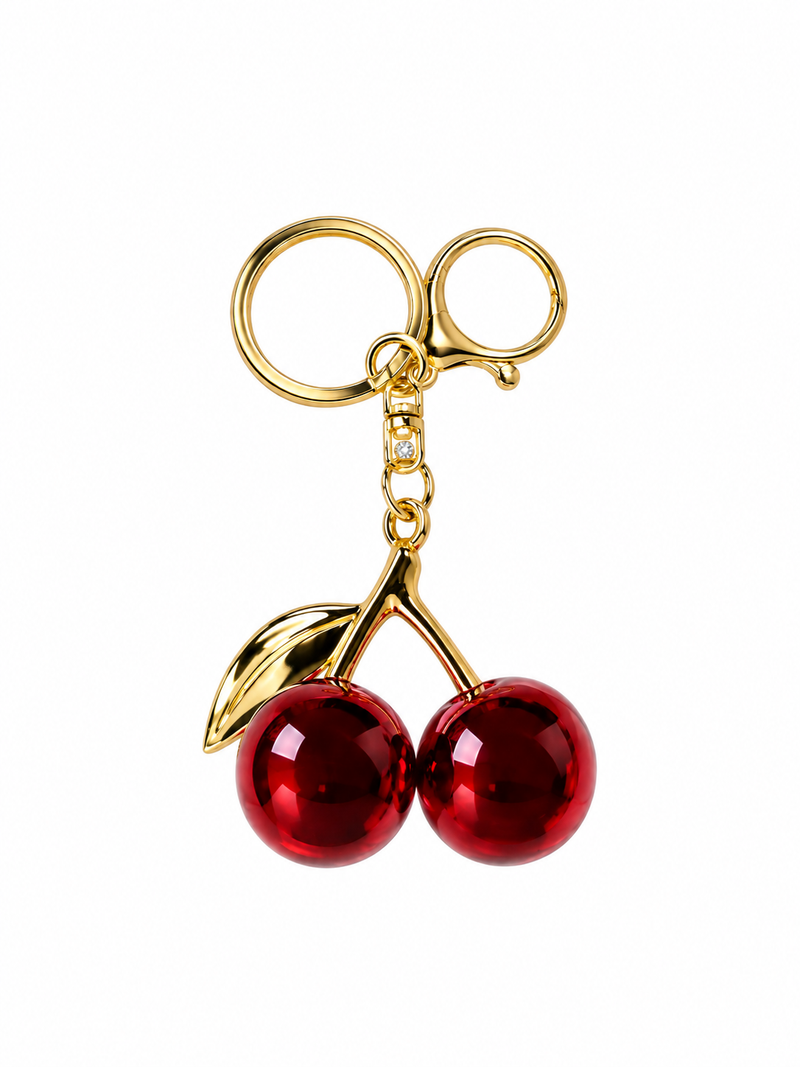 Premium Cherry Keychain