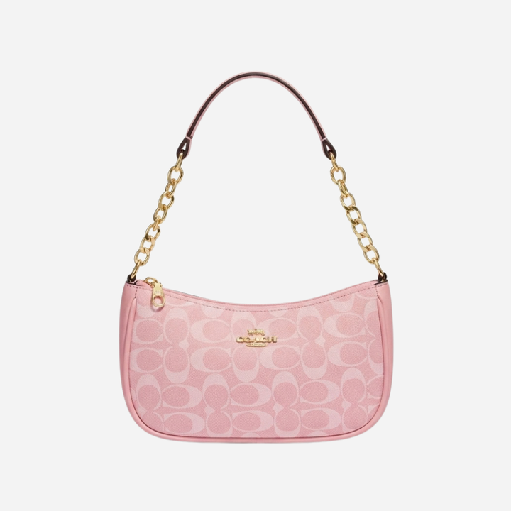 Soft Signature Canvas Shoulder Bag